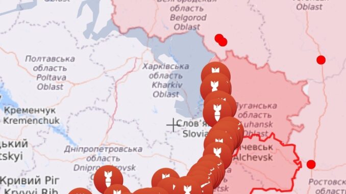 Carte interactive de la guerre en Ukraine